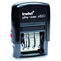 Sello Fechador Trodat Printy 4820- meses español abreviados- altura fecha 4 mm- autoentintable tinta negra